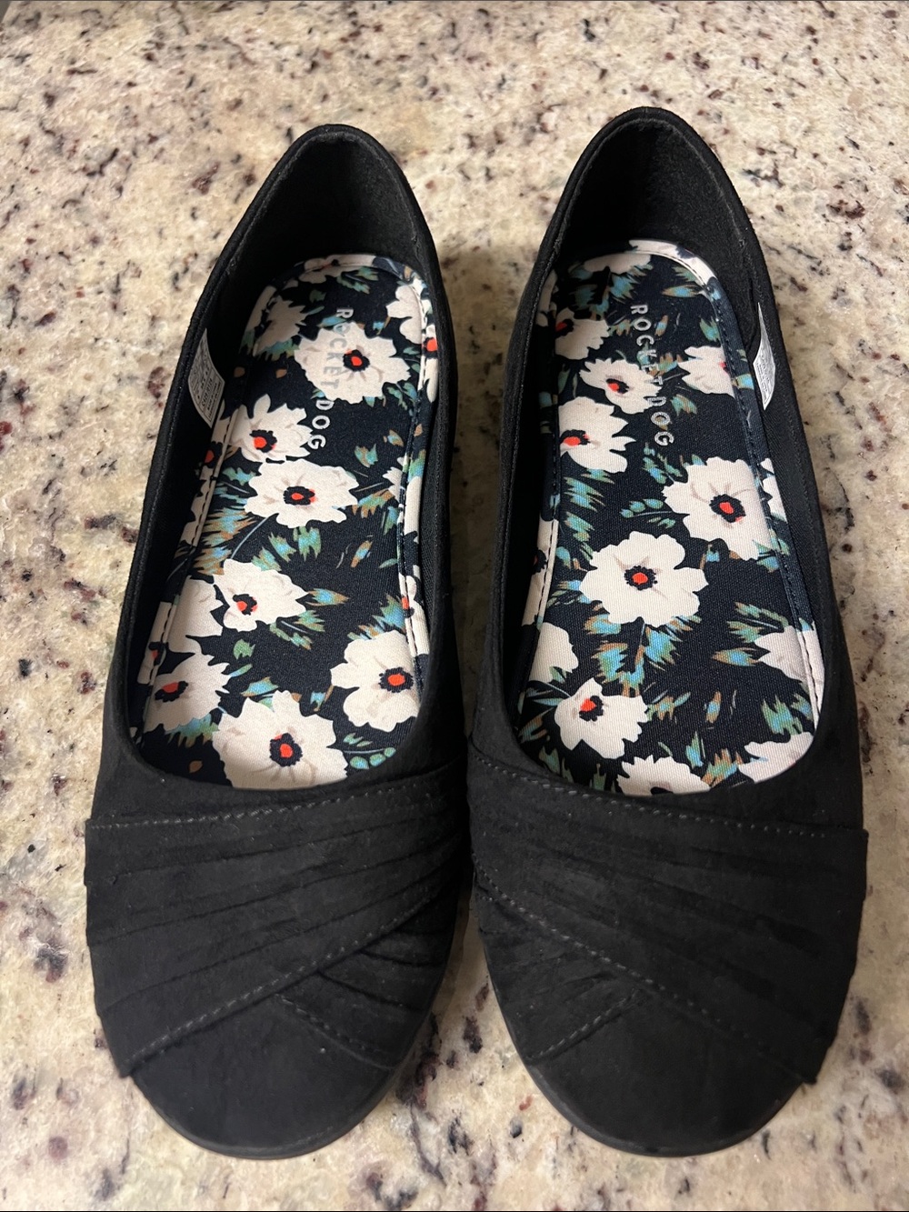 Rocket Dog Black Cushion Sole Ballet Flats 9